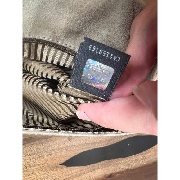 Fendi Anna Leather Flap Crossbody - Picture 15 of 15